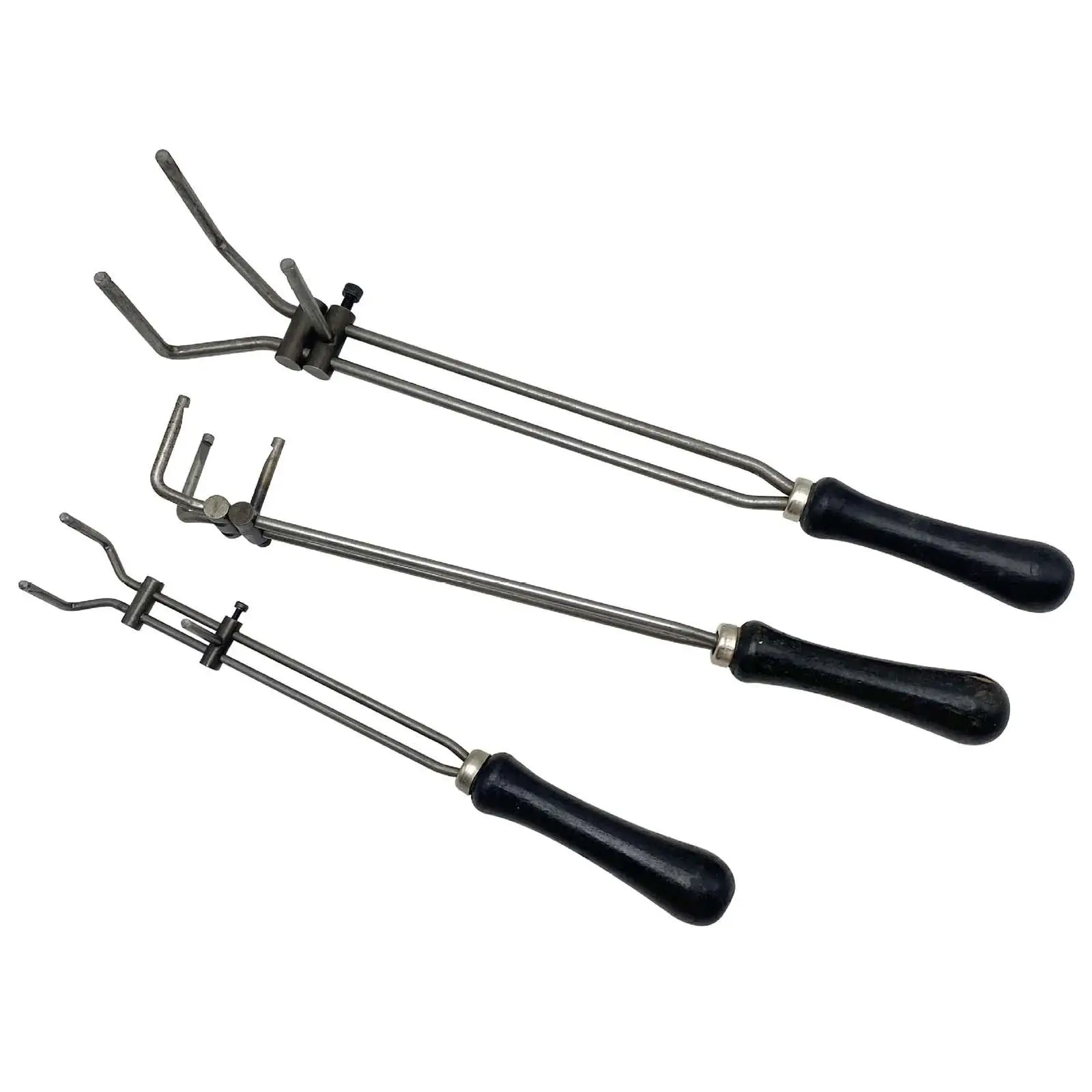 Crucible Tongs Carbon Steel Portable Practical Ceramic Crucible Dish Cup Tongs Hand Tool Crucible Holder Tongs for Foundry