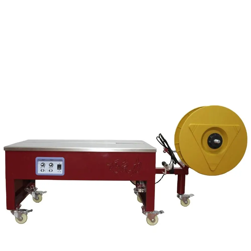 Made In China Semi-Auoto Box Automatic Carton Pp Band Pallet Strapping Machine For Cartons