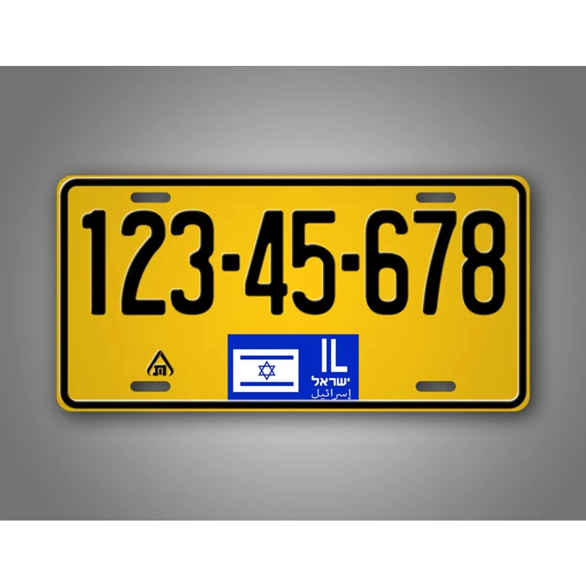 Custom License Metal Tin Sign, Personalized Text Number Plate, Vintage Wall Art Decor for Home Bar Garage, Ideal Gift for Friend