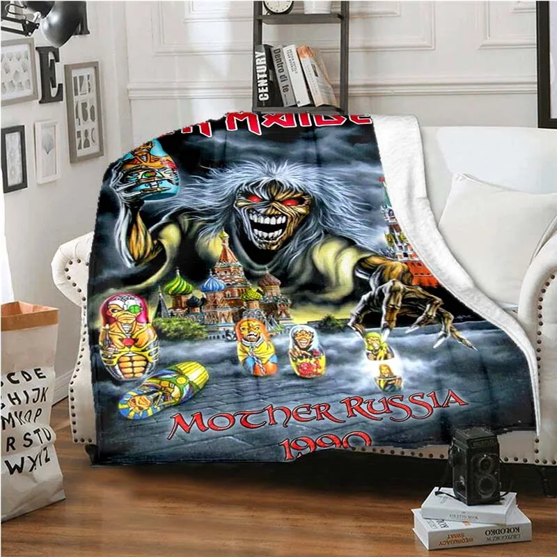 Iron Lady graphic print soft blanket blankets for beds  thin blanket  cooling blanket Soft Throw Flannel Blanket throw blanket