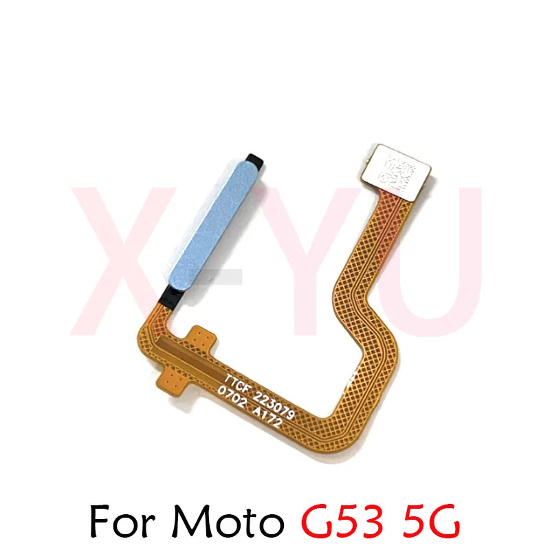 For Motorola Moto G50 G53 5G Home Button Fingerprint Sensor Return Power Flex Cable