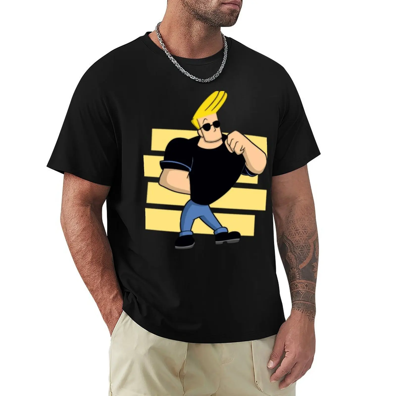 

Johnny Bravo Essentials & Products Trending T-Shirt Clothing summer shirt Personalized t-shirt funny t shirts men