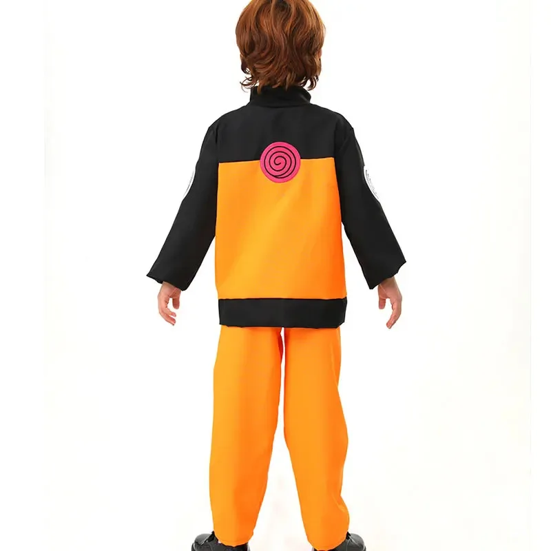 Bear's Den Children Adult Anime Ninja Cosplay Costume Performance Clothes Boys Men Uzumaki Uniform Kids Halloween Cost New 2025