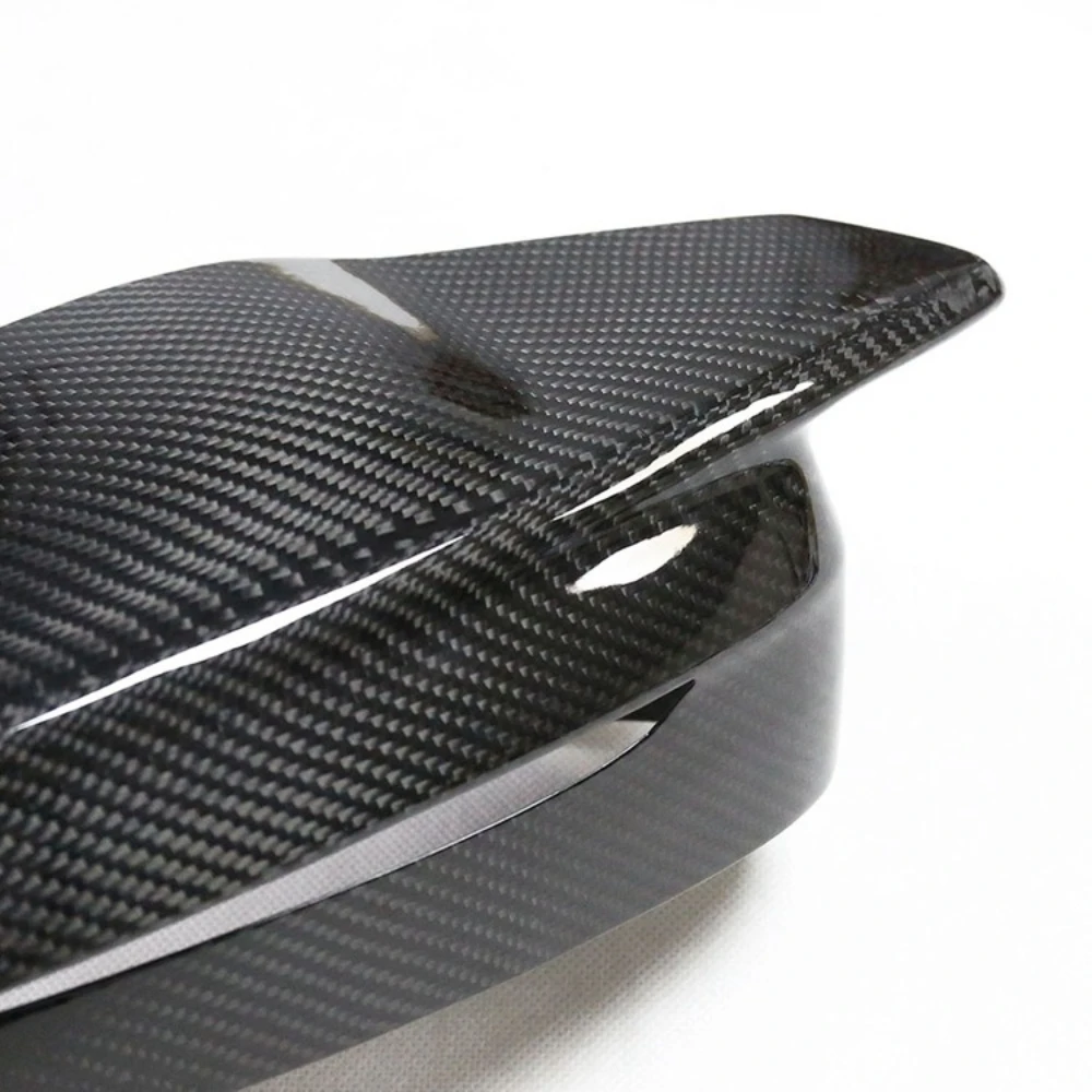 Real Dry Carbon Fiber Car Rearview Exterior Side Mirror Caps Cover LHD RHD For BMW M240i M440i I4 M50 M2 G87 M3 G80 M4 G82 G83 - view 5