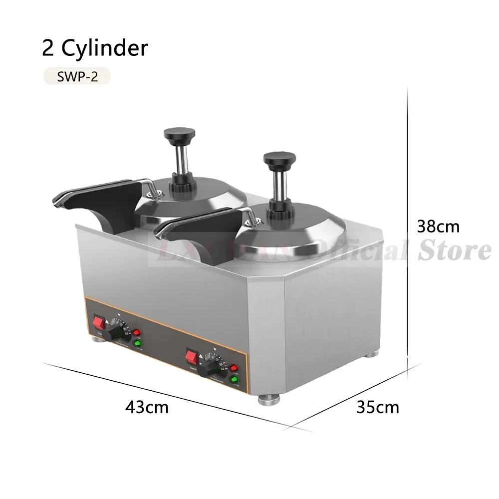 LX صلصة دفئا مع مضخة 2 اسطوانة آلة عزل الصلصة الغذاء الصف مضخة الفولاذ المقاوم للصدأ للشوكولاتة/الطماطم/الجبن #2