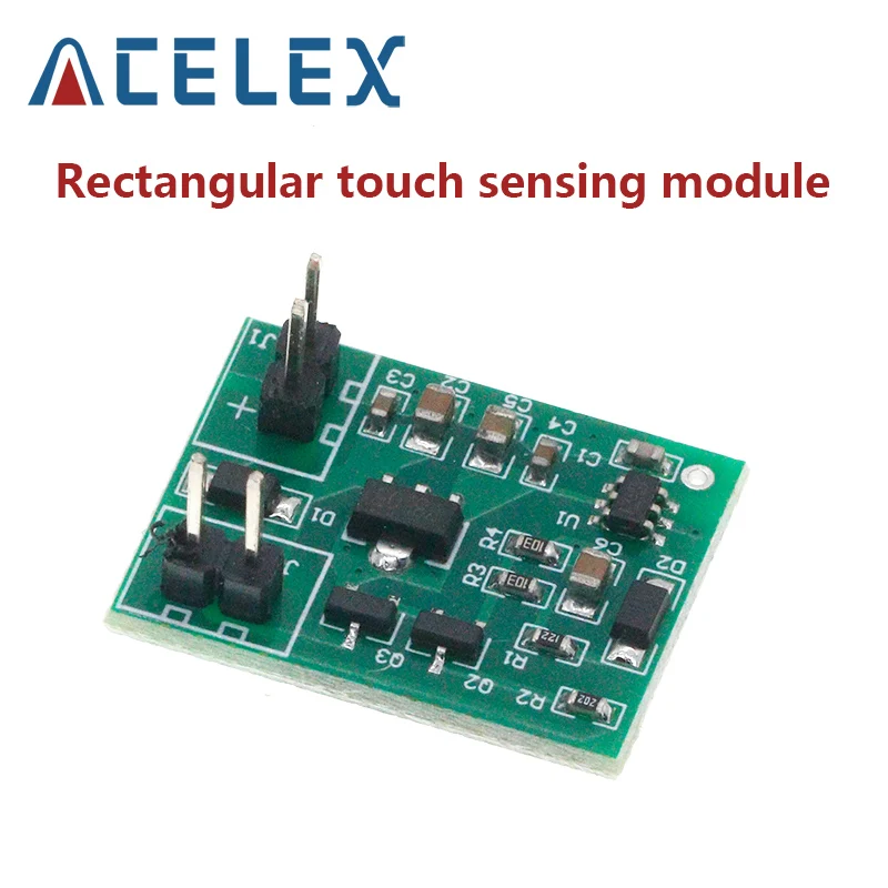 

Rectangular touch sensing module