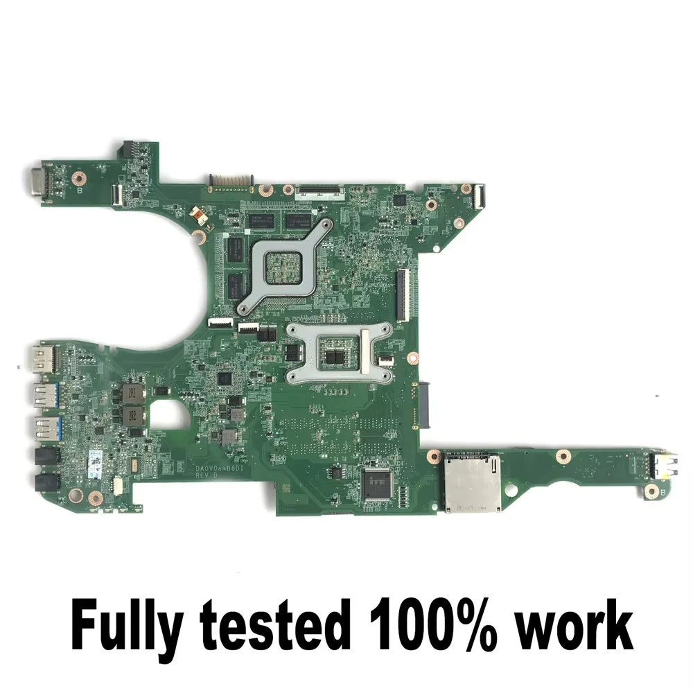 DA0V08MB6D1 DA0V08MB6D4 Mainboard for Dell Vostro 3460 V3460 Laptop Mainboard with GT630M 1GB GPU CN-0C0NHY 0C0NHY DDR3 Tested