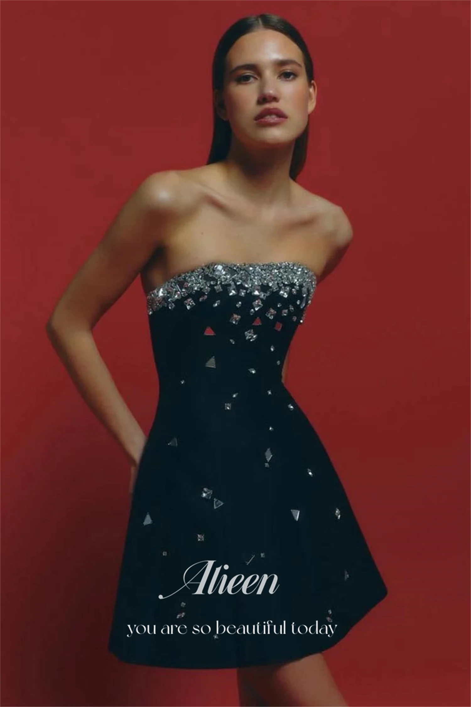 Aileen Vestidos De Noche Women's Evening Party Dresses for Special Occasions Customized Long Prom Dresses Luxury فساتين سهرة