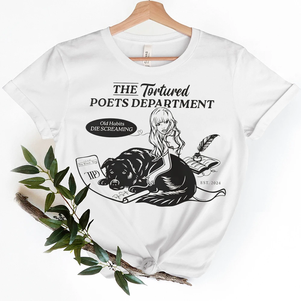 New Album The ErasTour Merch All\'s Fair in Love Short Sleeves Women\'s T-shirts Women\'s Clothing Sales Tortured Poets Department