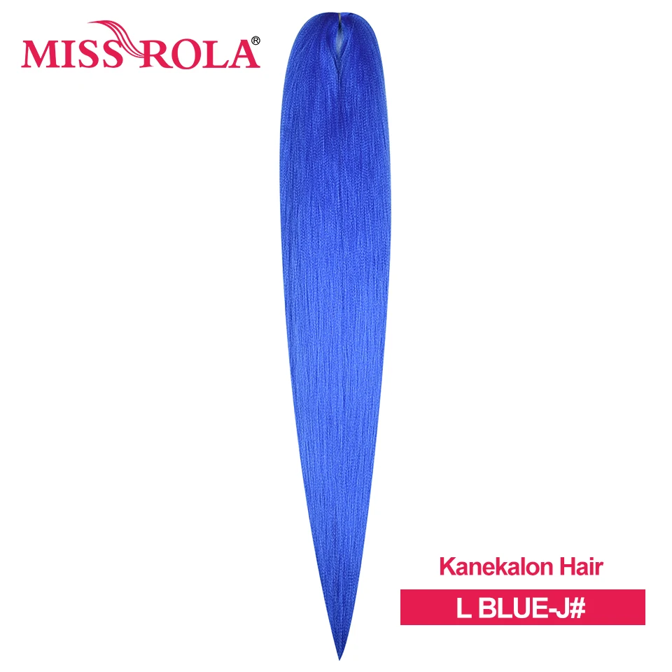Miss Rola Synthetic Wholesale Bulk 6 Pieces 30Inch 28Inch 26Inch Pre Stretched Jumbo Braiding Hair Kanekalon EZ Twist Braid Hair image 3