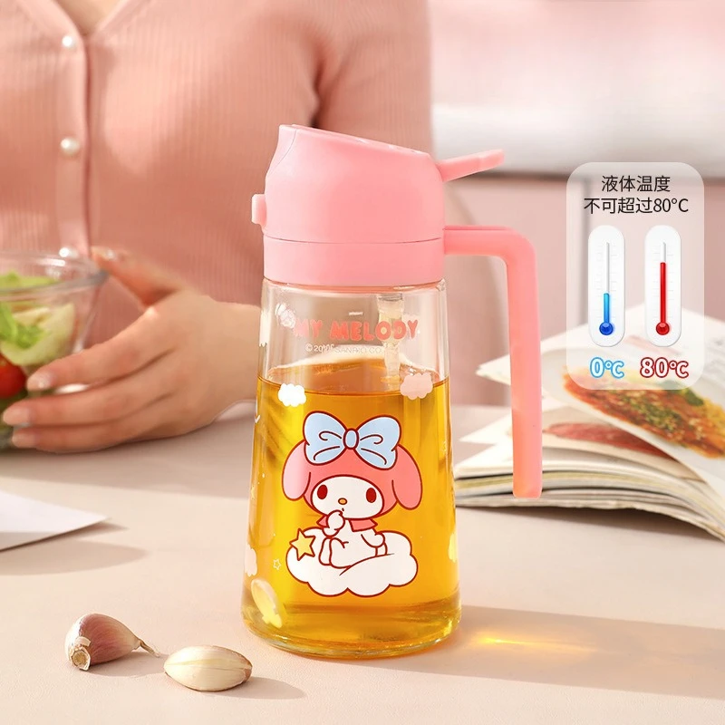 Kawaii Sanrio KT Cat Glass Oil Dispenser,The product is currently out of stock view 4