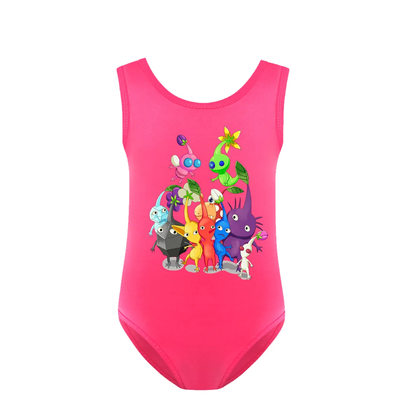 Inside Out 2 T Shirt Kids Cartoon JOY costume da bagno per la depressione neonate costumi da bagno senza maniche lavorati a maglia per bambini Ruffle Biniki Beachwear