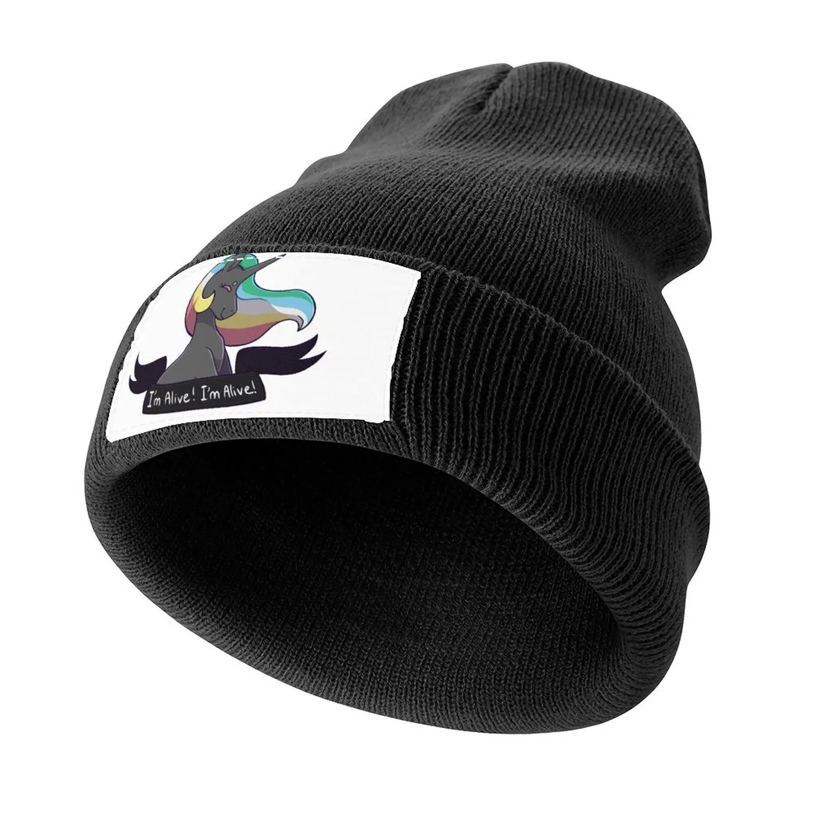 Pride Unicorn (disability) Knitted Cap black Military Tactical Cap Beach Men Golf Wear Women's