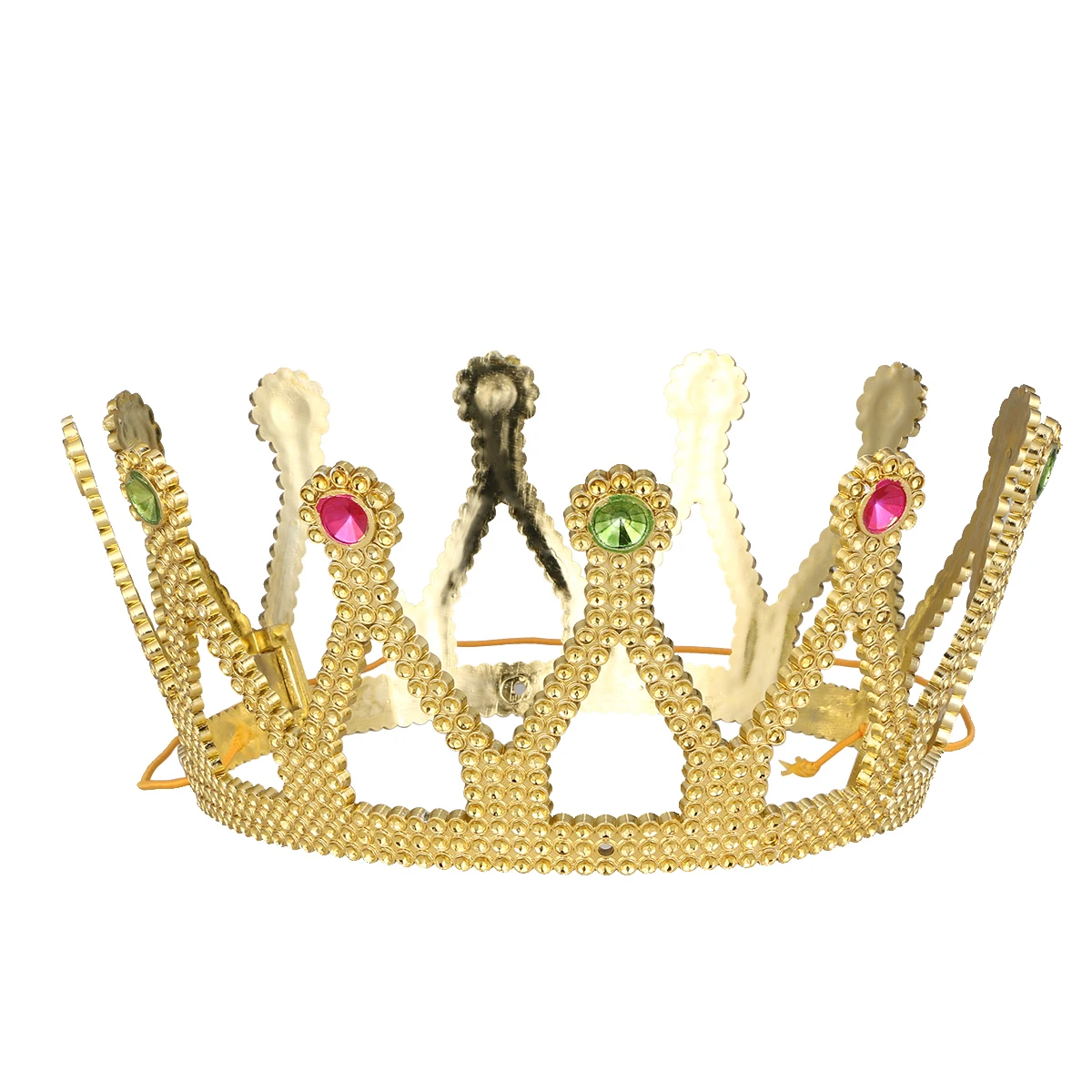 퀸 골든 할로윈 파티 정교한 왕실 중세 의상 소품 극장 결혼식 축하 액세서리 할로윈 왕