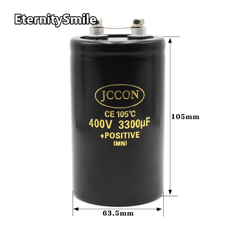 400V3300UF 63.5x105MM MFD Aluminum Screw Audio Filtering Electrolytic Capacitor 105℃ CD136 Bolt Capacitors 3300UF