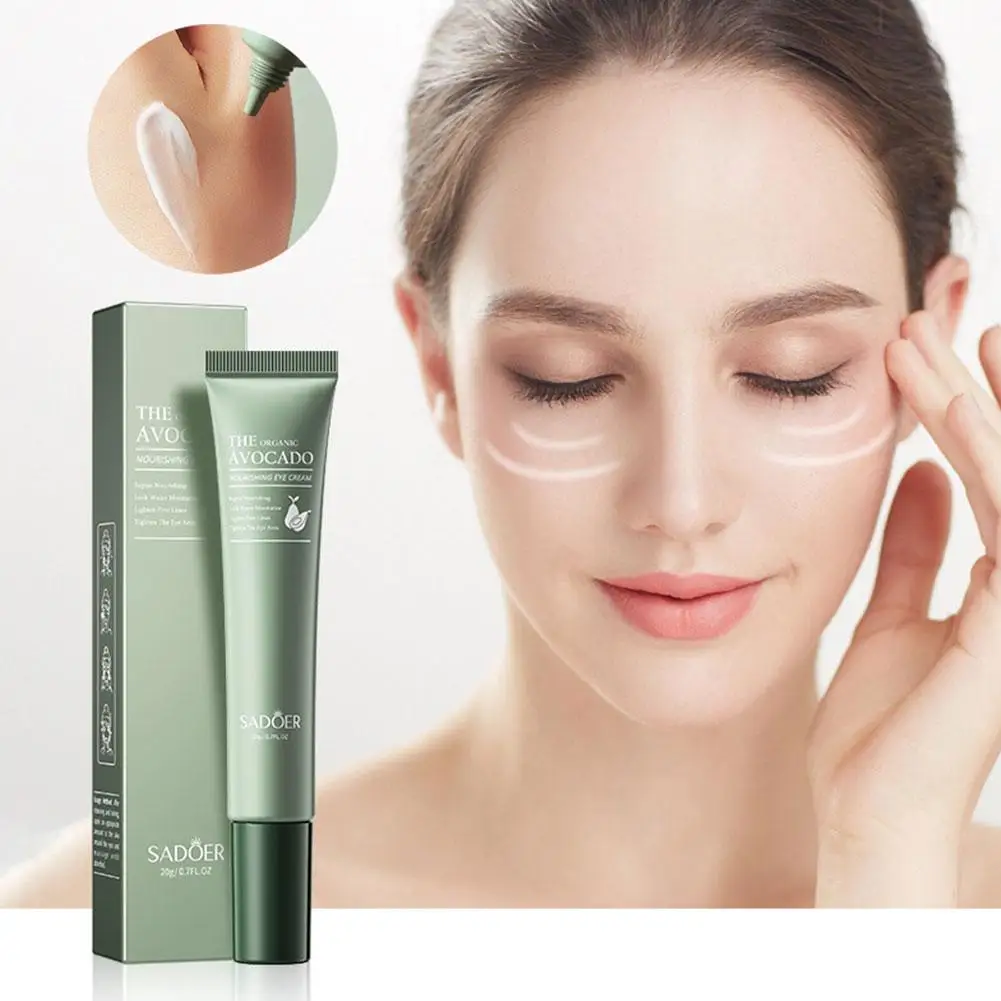 

Remove Dark Circles Eye Cream Anti-Wrinkle Fade Fine Bags Dry Relieving Care Puffiness Lines Skin 20g Moisturizing E6U1