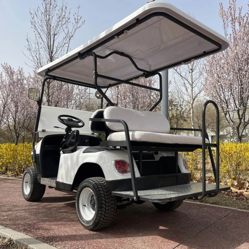 

The Latest Unique Design 4-Person 2-Row Front And Rear Seats 48V/60V/72V Lithium Battery Electric Club Car Off-Road Golf Cart