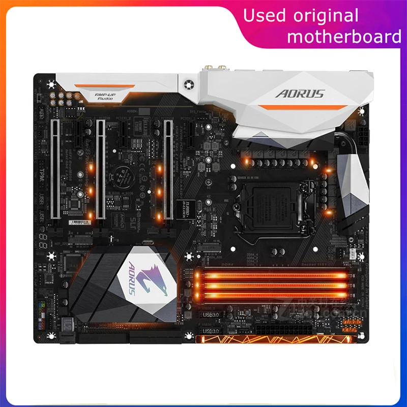 Used LGA 1151 For Intel Z270 GA-Z270X-Gaming AORUS Z270X-Gaming K7 Computer USB3.0 SATA3 Motherboard DDR4 64G Desktop Mainboard