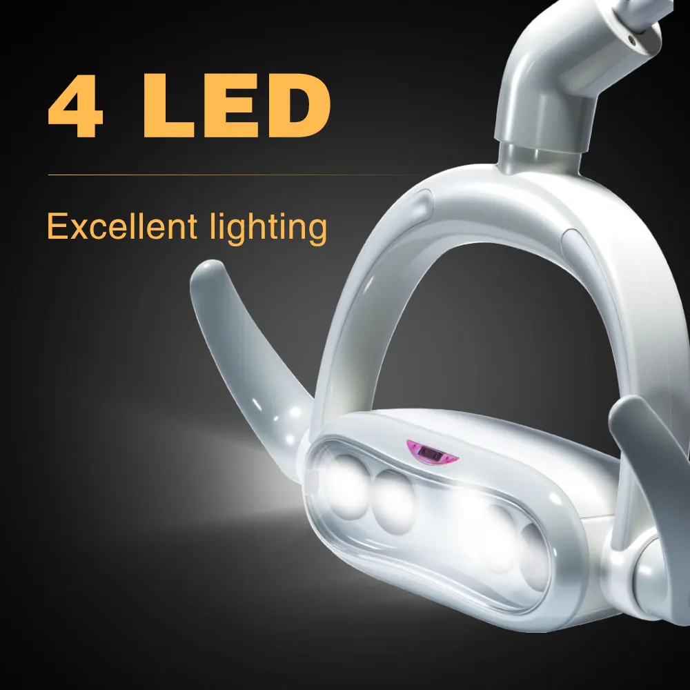 XND Dental Operation Lamp Induction Oral Light with 4 LED Light Boub For Dental Unit Dentist Chair Dentistry Equipment