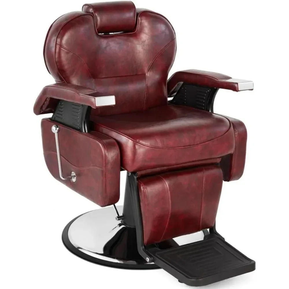 

Hydraulic Recline Barber Chairs Salon Chair for Hair Stylist Tattoo Chair Heavy Duty Barber Salon Equipment