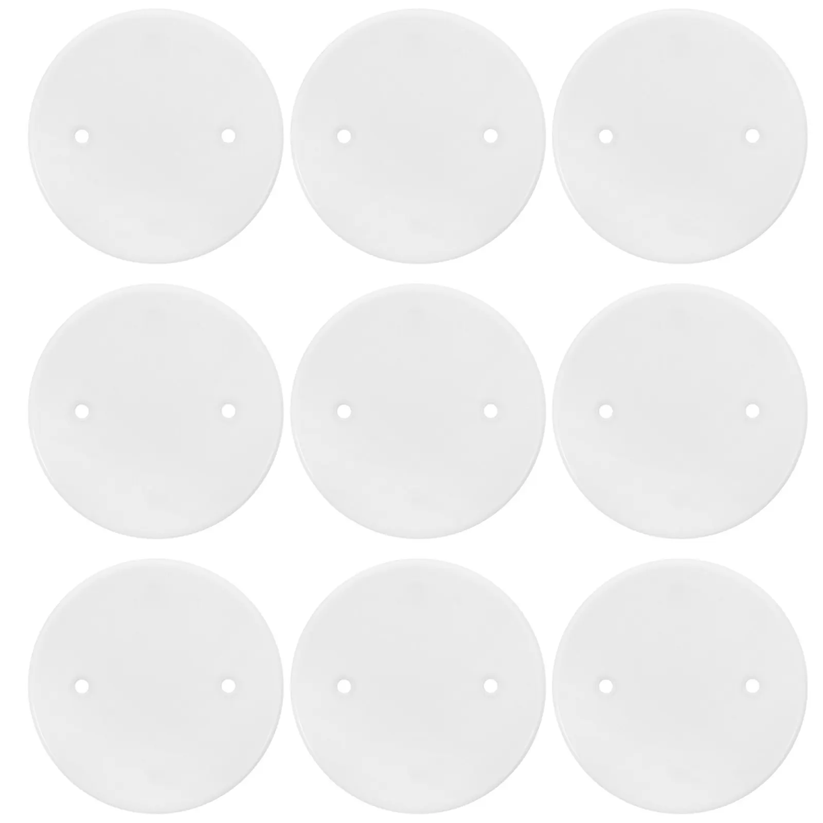 30pcs Octagonal Blank Wall Plate Pp Flame Retardant Waterproof Outlet Cover For Ceiling Fan Box Electrical Junction Box Access