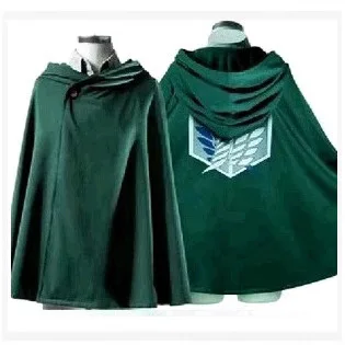 Halloween Attack on Titan Free Wing Commander Cape Cosplay Anime Costume Long Coat Polyester Material Traditional Chinese Cos...