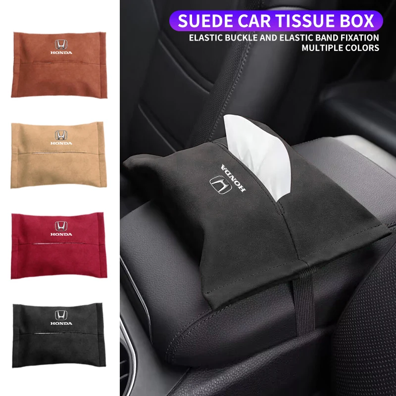 Car Seat Hanging Hidden Napkin Storage Bag For Honda Civic Fit Jazz Accord CRV HRV City Odyssey Auto Interior Accessories