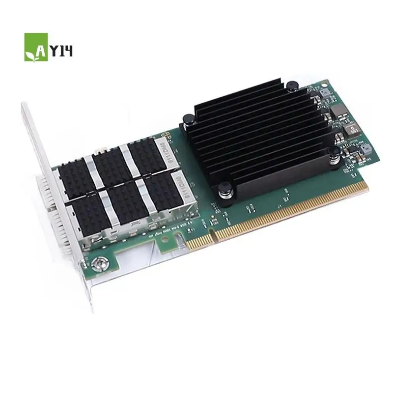 

Двухпортовый сетевой адаптер Ethernet AY14 -10Ggbps, высокоскоростной серверный адаптер MCX4121A-XCAT с низкой задержкой