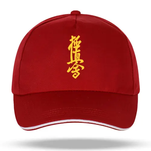 Imagen 2 del producto Kyokushin Karate gorra de béisbol hombres mujeres moda Cool Kyokushin sombrero de algodón Unisex sombreros mujeres gorras sombreros para hombres