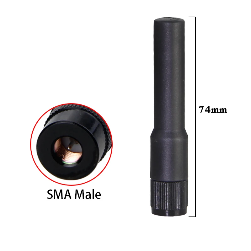 Lora antenna 433MHz 470-510MHz wireless module, digital map transmission transceiver, external SMA/tnc-j male head