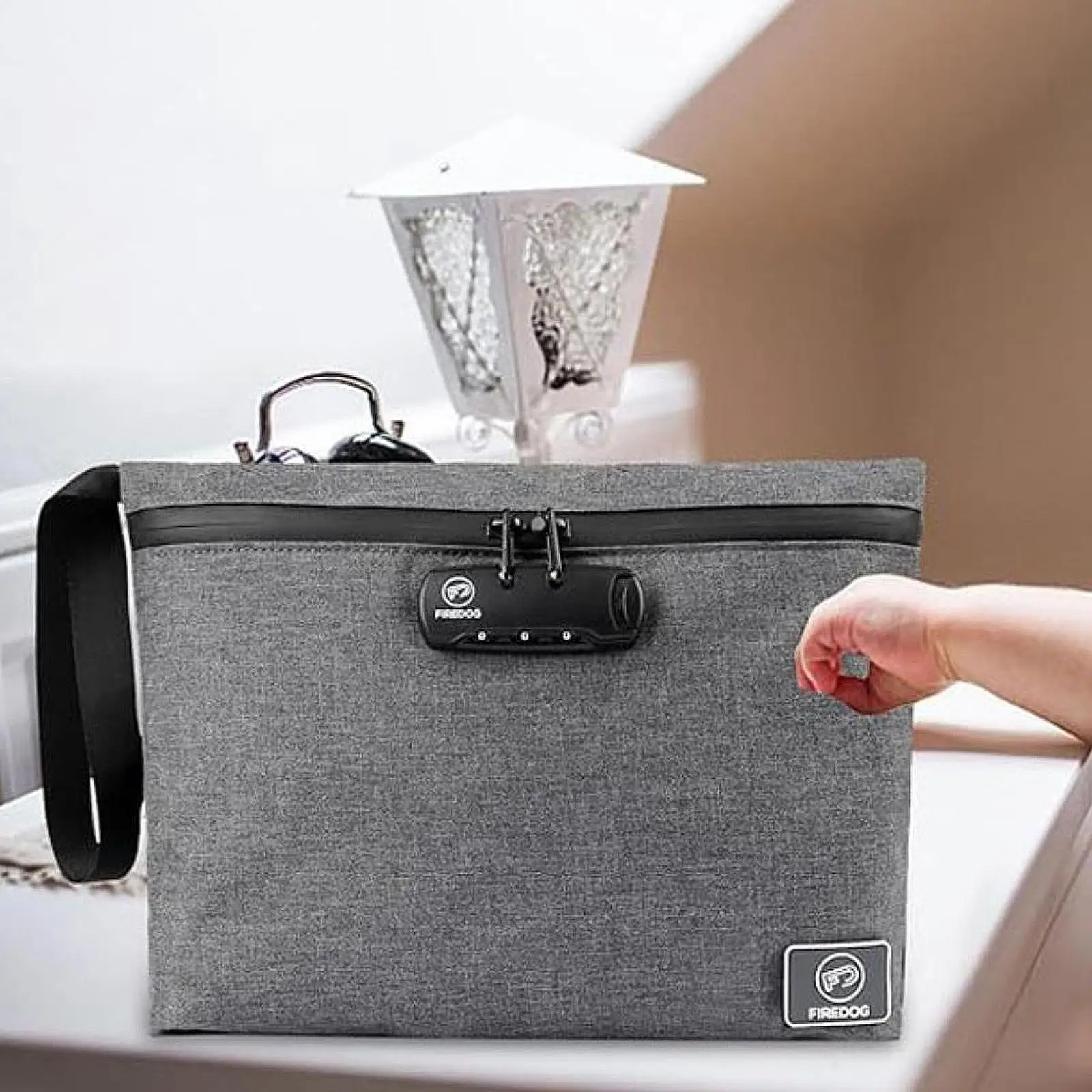 Smell Proof Bag Utility with Combination Lock for Smelling Items Accessories