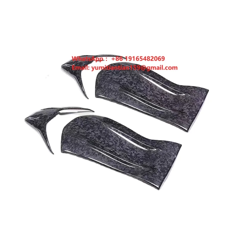 New Arrival Carbon Fiber Car Parts Rear Seat Back Cover for Mercedes C63 A45 CLA45 GLA45 E63 for AMG Carbon Fibre Seats Cover