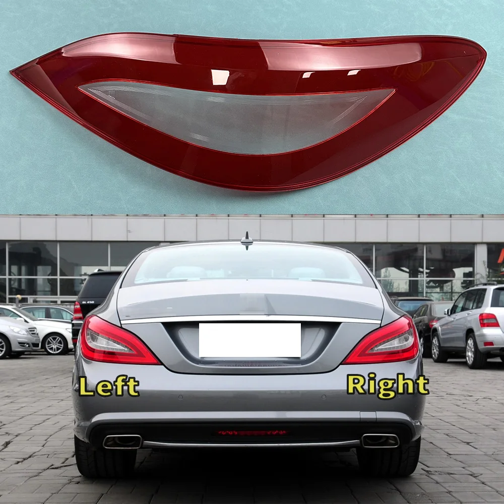 

For Mercedes-Benz CLS W218 2012-2017 Taillamp Cover Transparent Lamp Shade Shell Lens Plexiglass Replace Original Lampshade