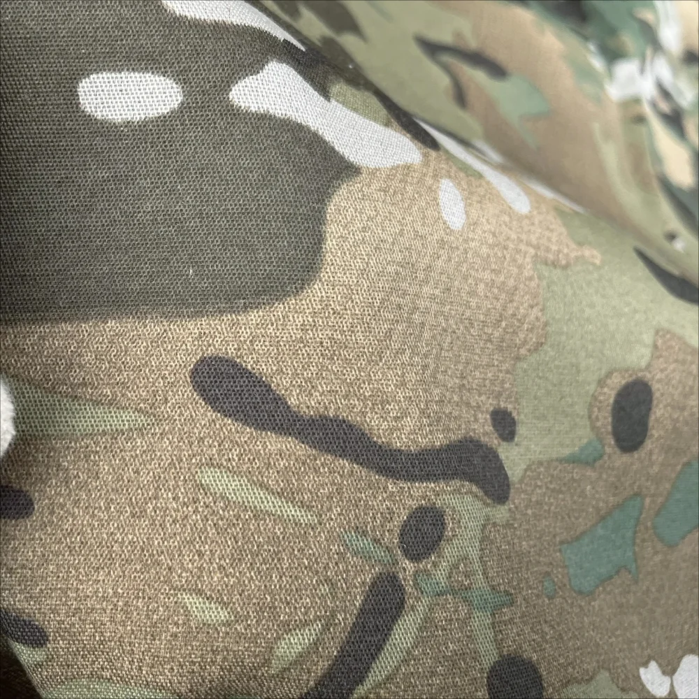 

Camouflage Fabric Summer Ultra-thin Short Sleeve Dress Clothing for Apparel Sewing By The Meter Diy Material Wholesale Cloth