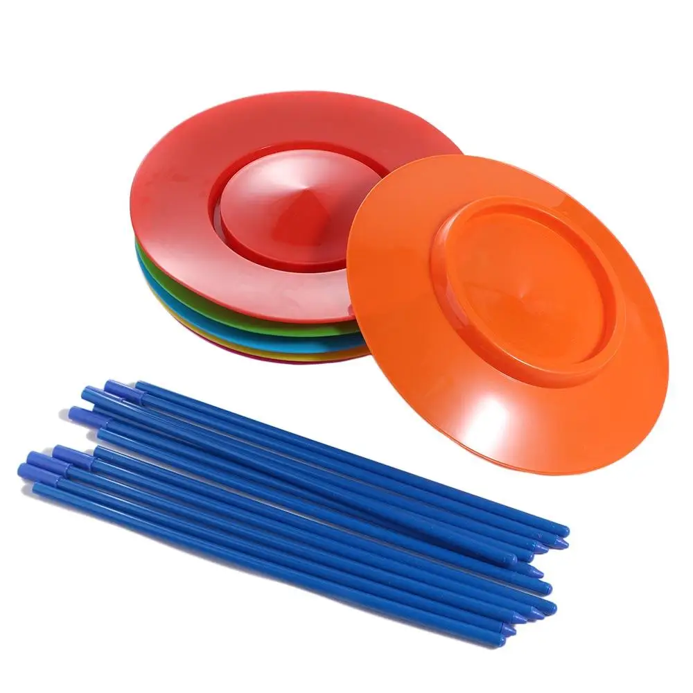 balance-skills-juggling-spinning-plates-flying-disc-clown-show-acrobatic-turntable-circus-performance-ability-training