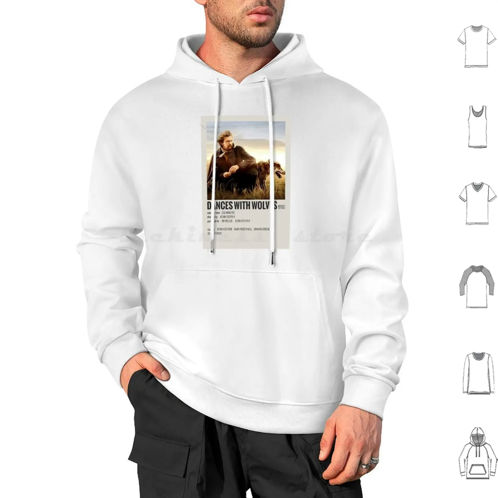 Dances With Wolves ( 1990 ) Hoodie cotton Long Sleeve Dances With Wolves Dances With Wolves Wolves Wolf Dance Kevin Costner