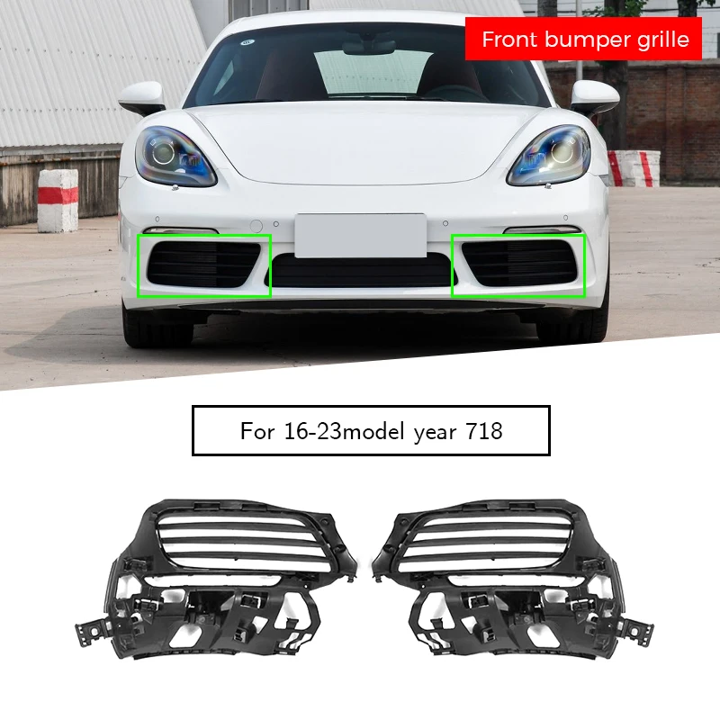 

982807683OK1 982807684OK1 front bumper grilles for Porsche 718 2016-2023