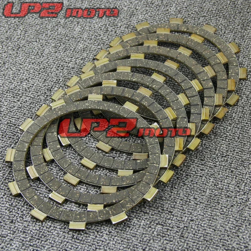 Clutch Friction Plate Discs for Suzuki GS450 80-88 GS500 1989-2011 RGV250 M/N/P/R/S 1991-1995 GSX400 1980 1981 1982 GSX400 1981