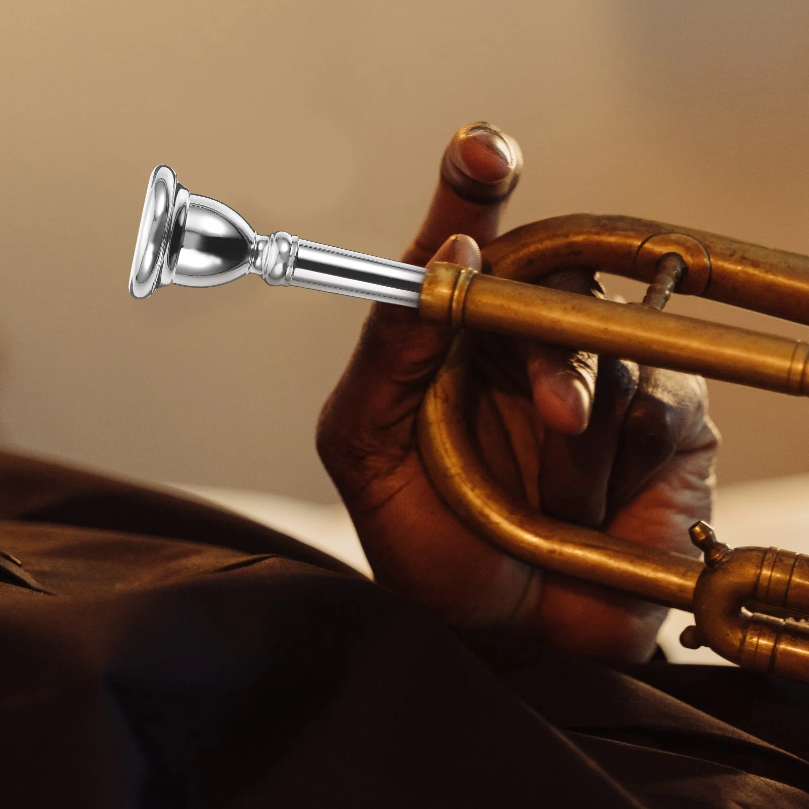 

Euphonium Mouthpiece Copper Made Durable Replacement for Students Beautiful Color Musical Instrument Accessory Part