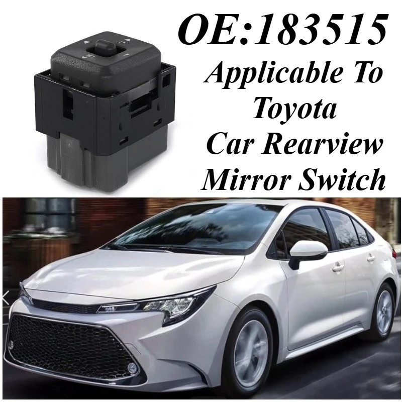 

For All Toyota Vehicles Power Mirror Switch 183515 OEM Replacement Adjustable Side Mirror Control Button Direct Fit Auto Parts