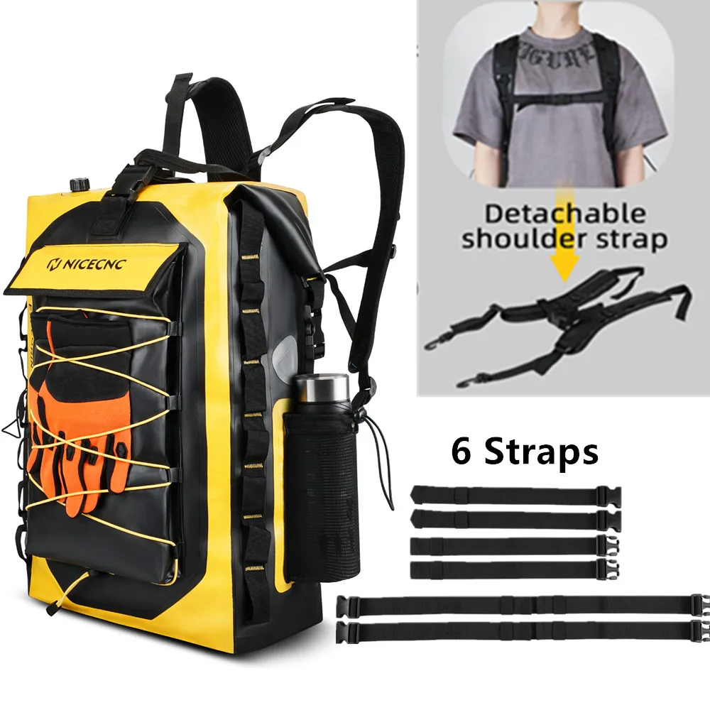 

Waterproof Motorcycle Backpack for Motorcyclist Outing Traval Large Capacity Luggage Multi-Function Men Women Bag Rear Tailpack