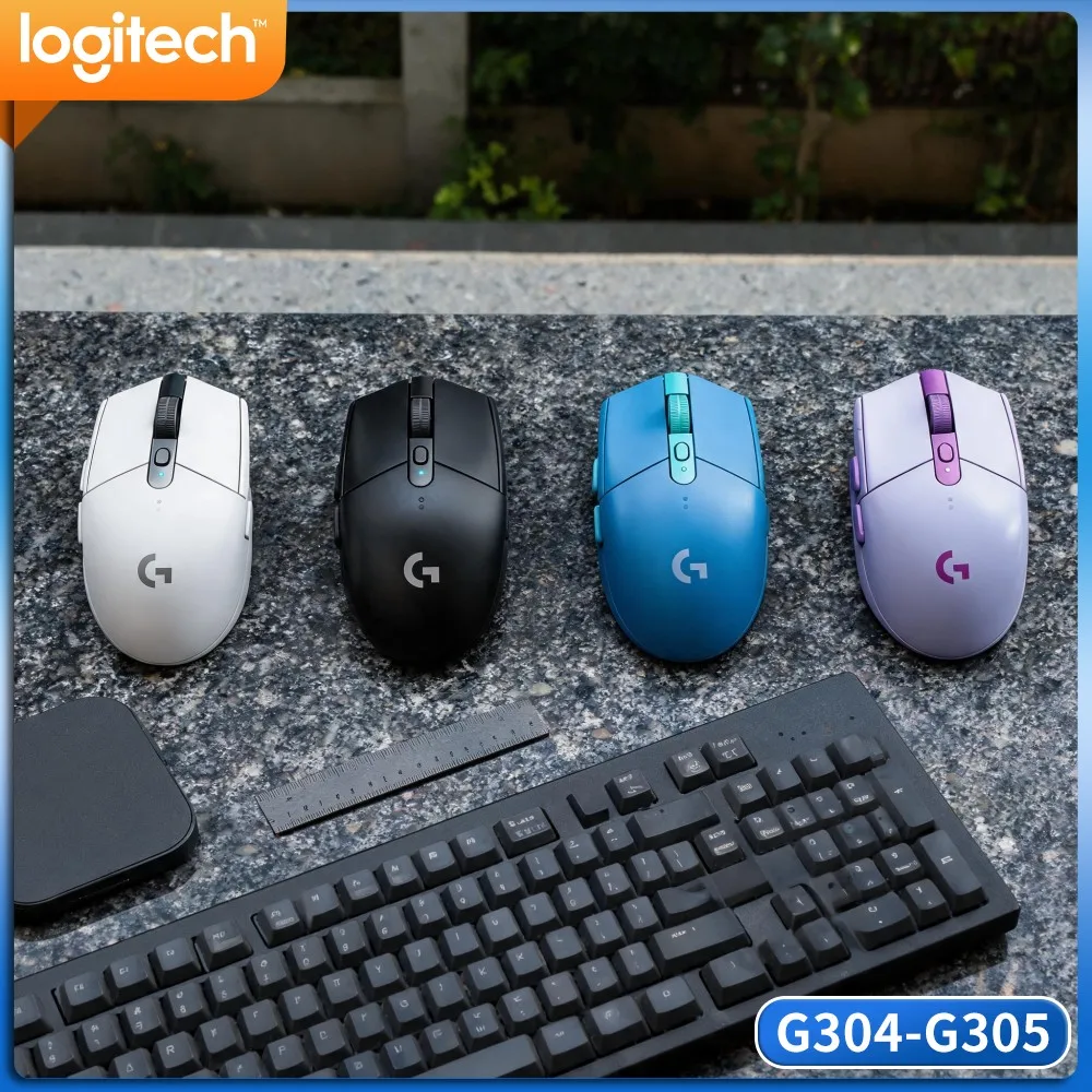 Logitech G304 LIGHTSPEED Wireless Gaming Mouse,Travel‑Optimized HERO Sensor For Business Trip Casual Home Activity Work
