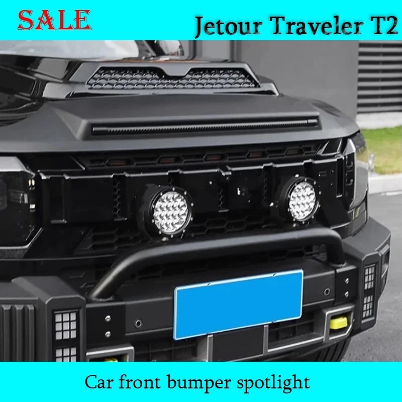 Fit for JETOUR Traveler T2 2023-2024 Front bumper spotlight special bumper modification Car exterior modification accessories