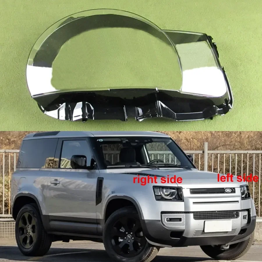 

For Land Rover Defender 2020 2021 2022 Headlight Cover Shade Headlamp Shell Transparent Lampshade Case Lens Plexiglass