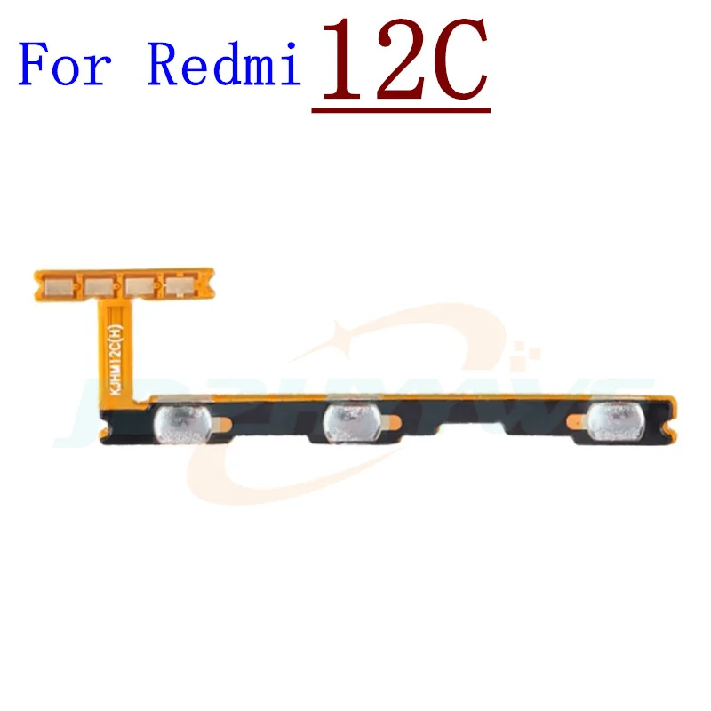 Interruptor de Botão Lateral para Xiaomi, Volume de Ligar e Desligar, Cabo Flex, 12C 10C 10 10A 10X 9 9T 9C 9A 8 8A 7 7A 6 Pro 6A