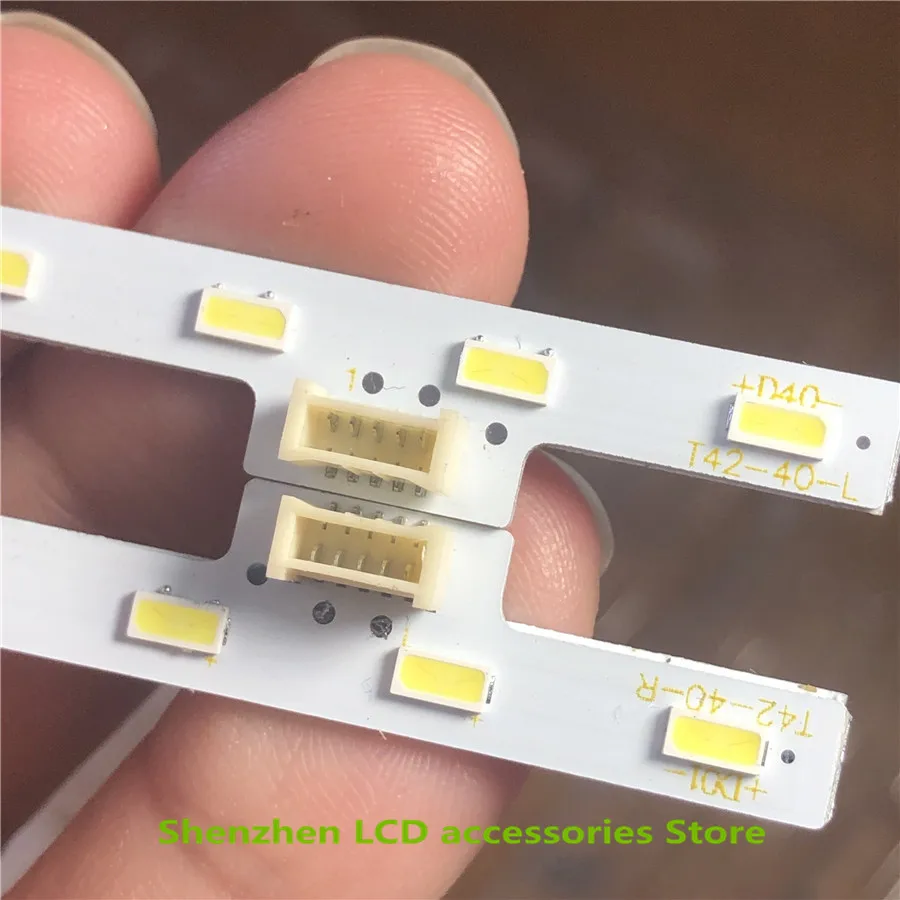 4 Cái/lô 40LED 463 Mm Dây Đèn LED Cho KDL-42W650A 74.42T35.001-0-DX1 74.42T31.002-0-DX1 13510N T42-40-R L 100% Mới