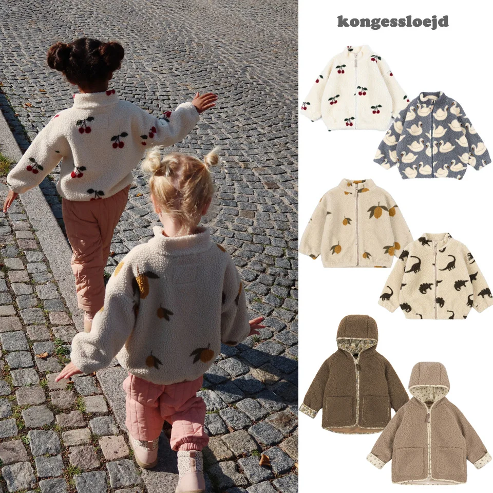 Kids Winter Coat 2024 New Children Outerwear Boy Warm Fleece Jacket Baby Girls Coat for Autumn Ks High Quality Children Clothing