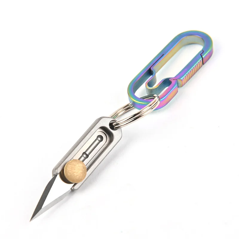 Retractable Utility Knife Portable Small Pocket Sized Student Art Knife Express Unpacking Office Paper Cutting