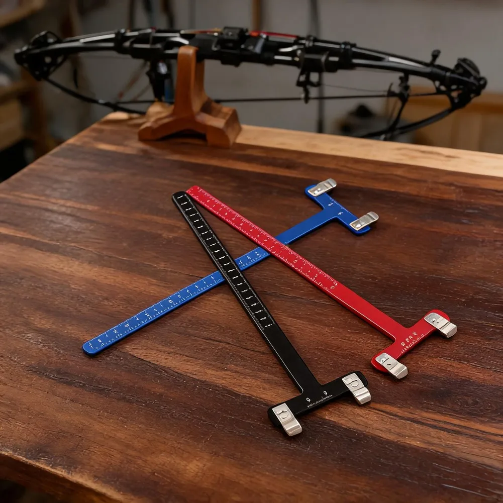 String Distance Verification Tool with T Shape Layout Aluminum Alloy Construction for Tuning and Bow Setup Consistency