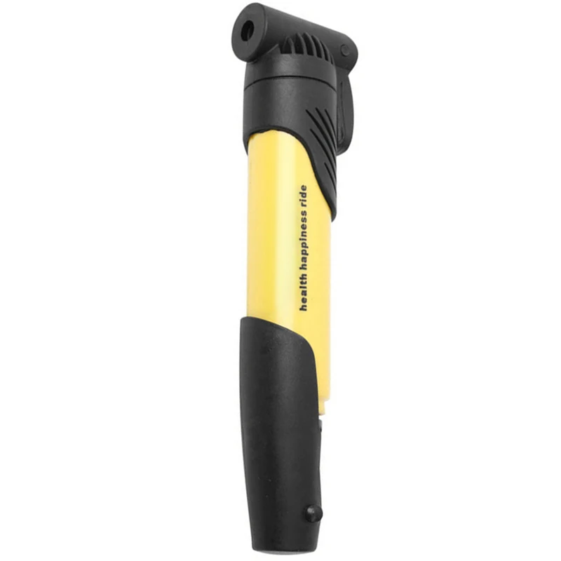 

Portable Mini Air Pump for Bicycle Inflator Telescopic Action High Efficiency Lightweight Yellow Mountain Bike Inflate Portable